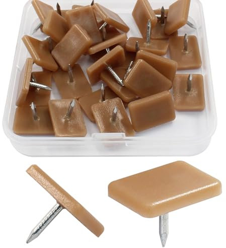Kemcatui Schubladengleiter zum Anheben, 16 x 11 mm, Kunststoff, Schubladenschienen, Möbelgleiter für die Reparatur von Kommoden, wodurch die Schublade reibungslos und gleichmäßig gleitet, 30 Stück