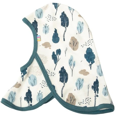 Joha Baby Kinder Jungen Mädchen Schalmütze Merino-Wolle/Bio-Bambus, Größe:48, Farbe:Blue AOP