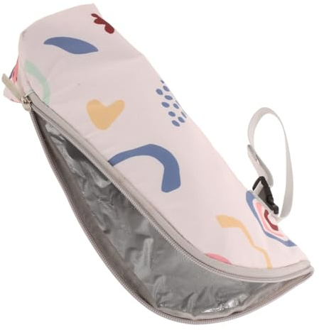 VANZACK Borsa Termica per Biberon, Custodia Isolata Portatile Stampa | Tessuto Oxford, Uso Quotidiano Indoor, Formato Compatto per Genitori e Pratico Trasporto
