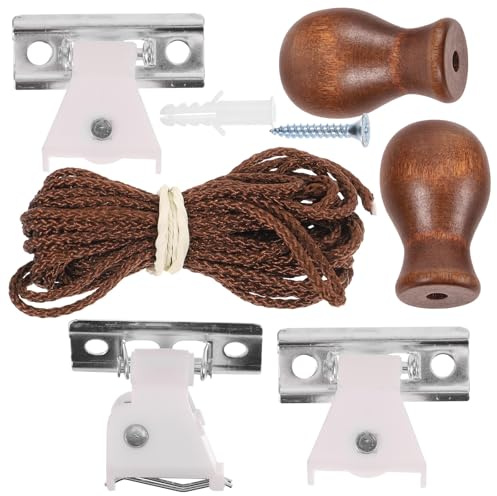 BESPORTBLE Ensemble D'accessoires pour Stores Enrouleurs Domestiques Corde de Remplacement Solide Kit de Réparation pour Volets Roulants Fenêtres Intérieur