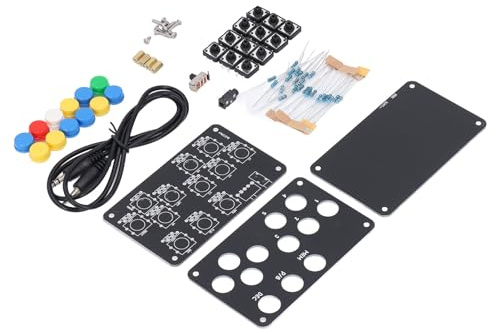 Jeffergarden Set Tastiera Radiocomando a Onde Corte, Materiale ABS con Plug-in Diretto, Migliora la Tua Comunicazione con Macchine Come FTdx5000MP e FTdx3000D