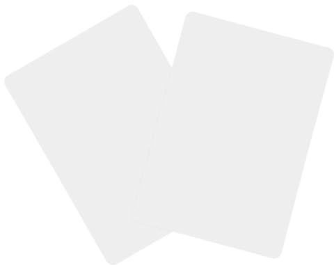 Milisten Tableau Blanc Effaçable Lot de 2 Feuilles A4 en Plastique Rigide pour Bureau et Apprentissage en Salle de Classe pour Enseignants et Étudiants
