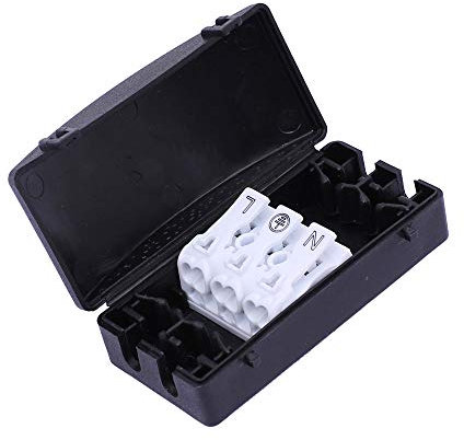 ELECTRICAL JUNCTION BOX 16A/240V 3POLE TERMINAL BLOCK INLINE WIRE CHOC BOX, 16A 450VAC, T100