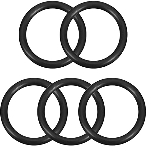 Othmro 5pcs O-Rings Seal Rubber Washer, 50mm OD 40mm ID 5mm Width, Nitrile Rubber Sealing Gasket Rings, Washers Seal & Auto Quick Repair