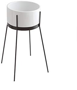 Lavabo con struttura da appoggio o freestanding Ibrido Tondo Bianco (freestanding)