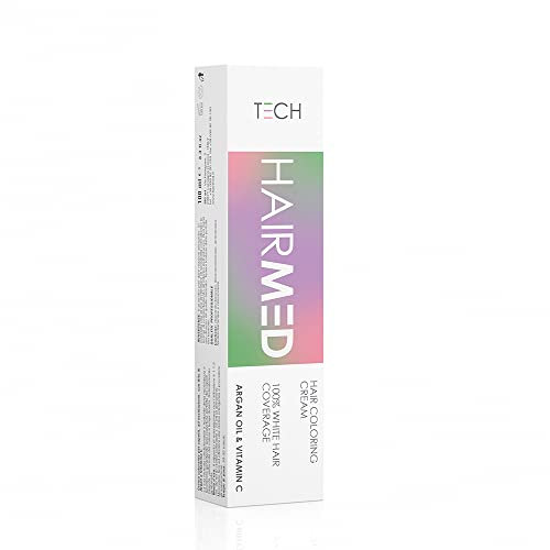 HAIRMED TECH, Crema Colorante, Crema Colorante Professionale per Capelli, Colore 8.1 Biondo Chiaro Cenere, 100 ml