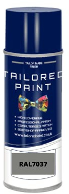 RAL 7037 Dusty Grey Gloss Enamel Aerosol Paint Can Paint For Wood, Metal, Plastic, PVC, UPVC, Fascia Boards - Indoor & Outdoor