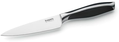Kuppels CHEF Allzweckmesser | extra scharf & schnitthaltig | 13 cm Klinge | Klingenstahl rostfrei & poliert | Allesschneider | Profi-Messer | Gemüsemesser | Küchenmesser scharf | Profi Kochmesser