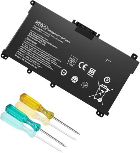 HT03XL L11119-855 Laptop Replacemen Battery for HP Pavilion14-CE 14-CF 14-CK 14-DH 14-DK 14-DF 14-MA 14Q-CS 14Q-CY 15-CS 15-DQ 15-DA 15-DB 15-CW 17-BY 17-CA 255 G7 340 348 G5 L11421-2C2 HSTNN-LB8L