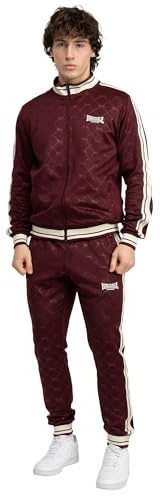 Lonsdale Herren-Trainingsanzug, schmale Passform Sport-& Freizeitbekleidung | Sportanzug aus Stretchstoff, Reißverschlusstaschen, leichter Jogginganzug für Fitnessstudio, Training, Reisen und den Alltag