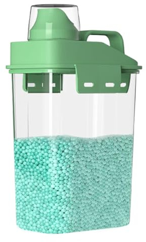 Coperchio del supporto della capsula per il bucato, contenitore per la polvere per il bucato - Supporto trasparente per detersivo in polvere | Dispenser impermeabile di perle potenziatrici di aroma