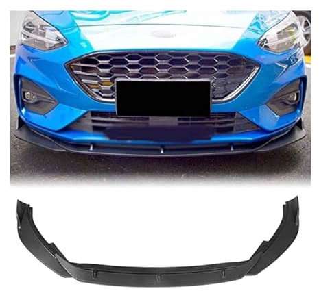 Frontspoiler Für Ford Für Focus St Line 2019-2021 Frontstoßstange Lippe Kinnspoiler Carbon Look Frontdiffusor Diffusor Normal-C Mattschwarz(CMatteBlack)