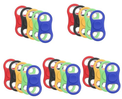 PRETYZOOM 5 Juegos Abridor De Botellas Giratorio Abrebotellas Cerveza Destapador De Cerveza Vino Criba Vibradora Abrebotellas Decorativos Herramienta Para Abrir Botellas Abs 5 Piezas * 5