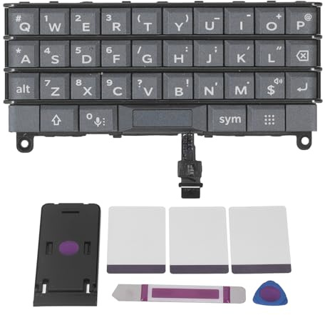 XTevu Phone Keyboard, Mobile Keyboard Replacement for BlackBerry Key2 LE with Repair Tool Set, Cellphone Keypad Accessory