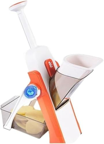 inovia Slicéo–Mandoline Manuelle Multifonction En Acier Inoxydable Mandoline De Cuisine Manuelle Multifonction Tous Légumes (Orange)