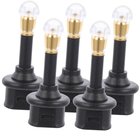 SMASOLO 5 pezzi Adattatore Ottico Audio Convertitore Digitale Fiber Optic Jack Stereo per Cuffie Riconoscimento Automatico Formati Audio Portatile e Facile da Usare