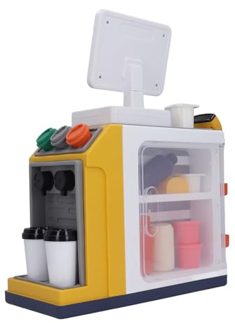 Hztyyier Supermarkt-Spielzeugset mit Multifunktionaler Registrierkasse und Scanner, Pädagogisches Rollenspielspielzeug, Sicheres ABS-Material