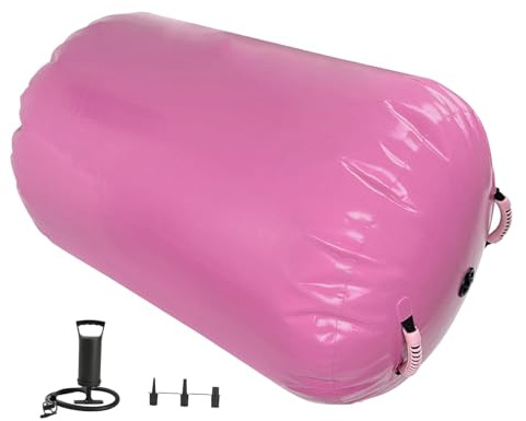Colchoneta Inflable de PVC para Gimnasia y Fitness (Culturismo, Porristas) - Colchoneta de Entrenamiento- 50 Cm X 70 Cm