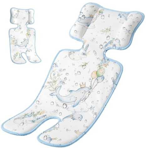 Cuscino Di Raffreddamento Per Passeggino - Fodera Universale Per Passeggino Estivo, Fodera Per Cuscino Traspirante | Inserto Per Sedili Estivi Con Dal Calore, Flusso D'aria Ventilato Per Pass