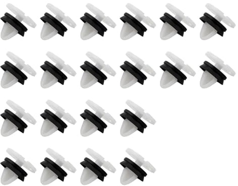 WheatThrive Clip di fissaggio per portiere, fissaggio per pannello, fermi per Renault, fibbie interne in nylon, montaggio sicuro, facile da installare, 20 pezzi, OE 9345ZN