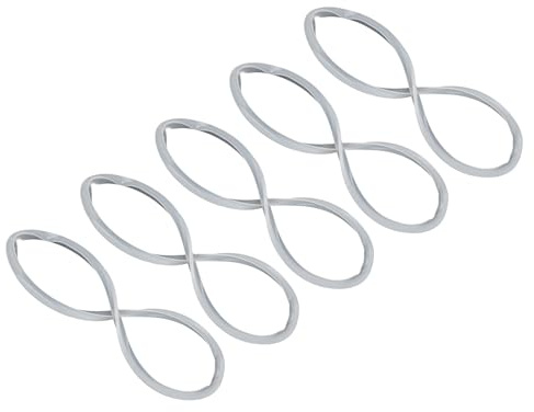 Huairdum Junta de Olla a Presión de 5 Piezas, Juego de Anillos de Sellado de Silicona de Grado Alimenticio, Juntas de Repuesto para Olla a Presión de Aleación de Aluminio con Diseño Apto para (22CM)