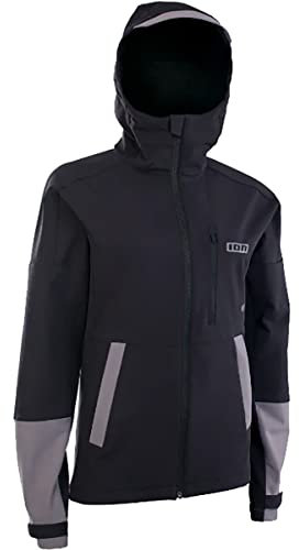ION Girls MTB-Jacke Shelter 2L Softshell Schwarz Gr. M