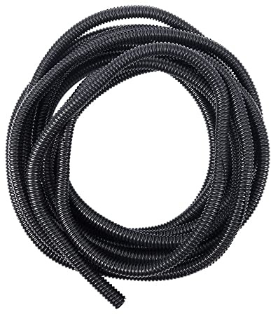 MOCNT Split Loom Wire Auto Split Loom Tubing Wire Conduit Polyethylene Corrugated Flexible Tube Cable Management Sleeve Protection Pipe Cable Tidy Organiser 10mm 5meter