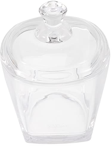 Cabilock Bocal à Bonbons En Verre Couvercle Hermétique 260ml Pot De Rangement Pour Fruits Secs Bonbons Et Thé Contenant Transparent Multifonctionnel Pour Maison Et Bureau