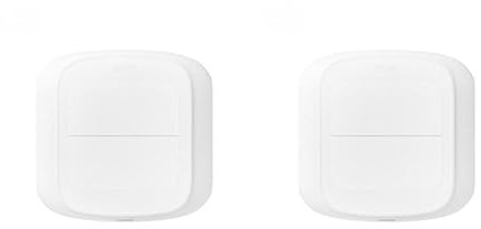 Allayu 2 Satz von Tuya Wifi Fernbedienung – intelligenter Schalter für einfache Bedienung, kabelloser Schalter, Push Button Szenenschalter, Push Button Schalter wifi, W lan 2Satz