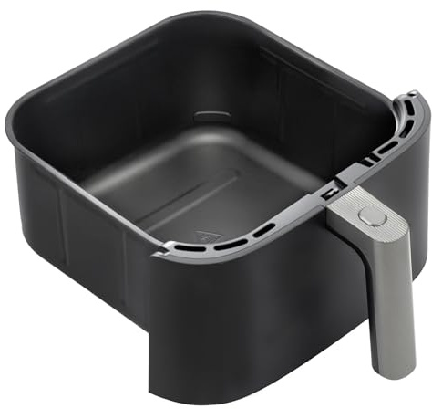 COSORI Turboblaze - Cesta original para freidora de aire de 6 cuartos de galón, accesorios de repuesto para freidora de aire CAF-DC601-KUS, antiadherente, apta para lavavajillas, CRP-DC601RB-KUS