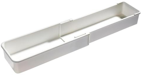 Povanjer Organizer per cassetti per argenteria, organizer per utensili estensibile,porta argenteria, vassoio per posate da cucina, contenitore - scatola di immagazzinaggio multifunzionale, vassoio
