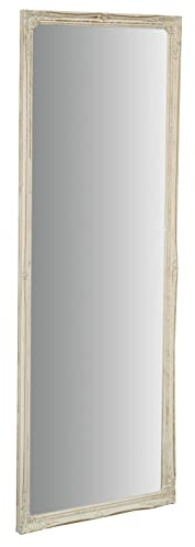 Biscottini Miroir mural long Sol L50,5 x P4,5 x H140,5 - Cadre bois chambre salon