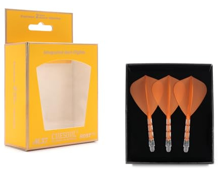CUESOUL Rost T19 Eje de dardo Integrado y Forma de Cometa de Vuelo,Juego de 3