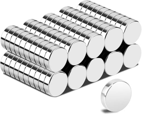 Aenienoe Magnete Kleine Stark 7x2mm Mini Rund Magnete Neodym Magneten für Pinnwand Magnettafel Kühlschrank Whiteboard Handwerk Fotos Starke Magnets 100 Stück