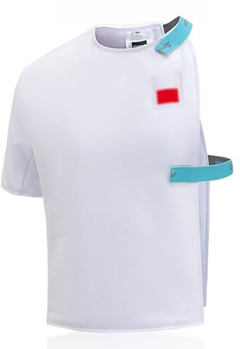 LXRHLIKG Leichte Fechtweste, 450N Unisex-Unterarmschutz, Fechttrainingskleidung für Florett, Degen, Säbel, Fecht Schutzanzug, Fechtschutzanzug – Rechte Hand(48)