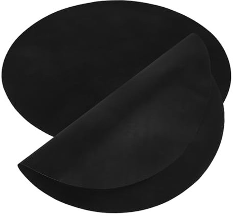 Hemobllo 2stücke Teiliges Runde Grillmatten Aus PTFE Beschichtetem Fiberglas Antihaftbeschichtet Hitzebeständig Wiederverwendbar Geeignet Für Elektrogrill Und Gasgrill Leicht Zu Reinigen