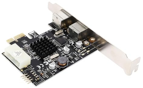 PCIe de alta velocidad con tarjeta de adaptador PS/2 MCS9990CV Built - in USB2.0 PIN PCIe con 2 puertos PS/2 teclado extensión Card - Tarjetas de puerto USB