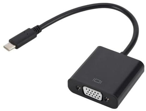 TQUXNGA Cavo adattatore USB 3.1 tipo C a VGA femmina cavo adattatore cavo per computer display TV e proiettore computer USB C a VGA Converter