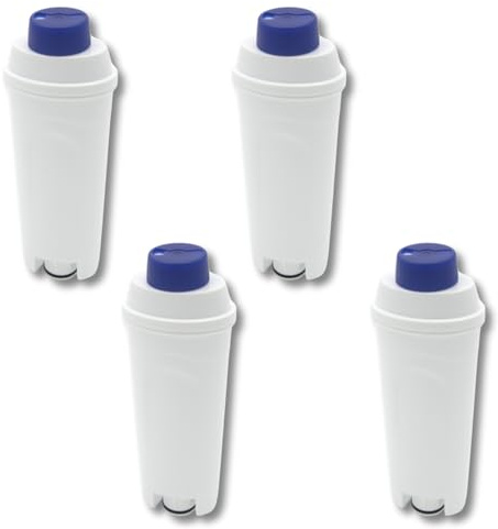 SOS Accessoire Lot de 4 Filtre à eau pour machines à café automatique DeLonghi DLSC002 SER3017 5513292811 ECAM Eletta Dinamica Magnifica ETAM Autentic