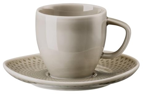 Rosenthal Junto Pearl Grey Espressotasse mit Untertasse