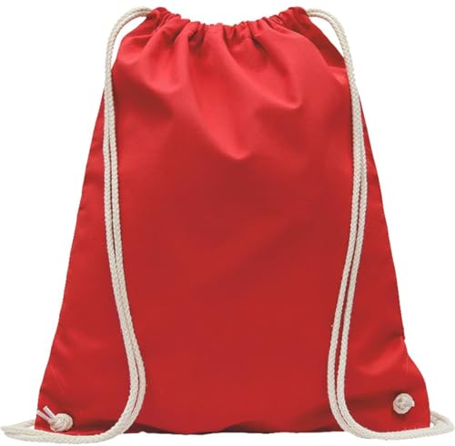 ELES VIDA Sacca da palestra in cotone naturale, borsa sportiva, sacchetto di stoffa, sacchetto di iuta, certificato Öko-Tex