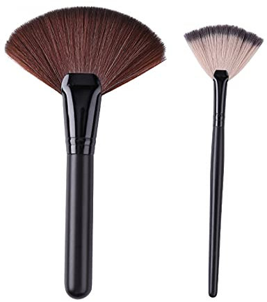 CYFUN DESIGN Malerpinsel-Set, Künstler-Fächerpinsel, Holz, langes Handteil für Öl, Acryl, Aquarell, Tinte, Gouache, Ölgemälde, Leinwand, Keramik, Gesichts- und Körperkunst, Malzubehör für Erwachsene