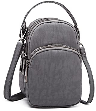 Kono Crossbody Phone Bag for Women and Men Nylon Ladies' Purse Wallet Cellphone Shoulder Bag Small Travel Handbag Used while at Work, the Gym or Shopping