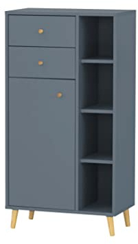 Schildmeyer Bjarne Highboard 153171, Fjord, 60,2 x 33 x 113,4 cm