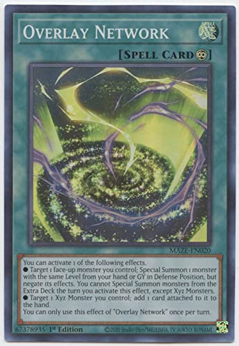 Overlay Network - MAZE-EN020 - Super Rare - 1st Edition Y