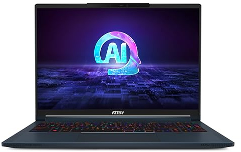 MSI Stealth 16 AI Studio Gaming Laptop - (16 16:10 UHD+ MiniLED panel, Latest Intel Core Ultra 9 185H, NVIDIA GeForce RTX 4090, 32GB RAM, 2TB SSD, Windows 11 Pro) - Star Blue