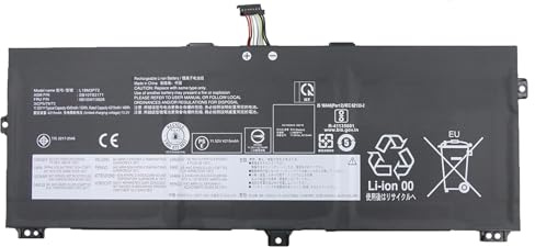 AKKEE L18M3P72 L18L3P72 Laptop Battery for Lenovo ThinkPad X13 Yoga 1st Gen ThinkPad X390 Yoga Series 02DL021 SB10K97659 5B10W13927 L18M3P72 02DL022 SB10K97660 51Wh