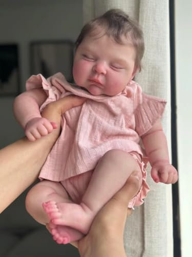 20 Pollice 50 cm Bambole Reborn Realistica Femmina Bambolotti di Silicone Reborn Babys Dolls Ragazza Bambini Giocattoli Bambina Originali Ragazza Occhi Chiusi
