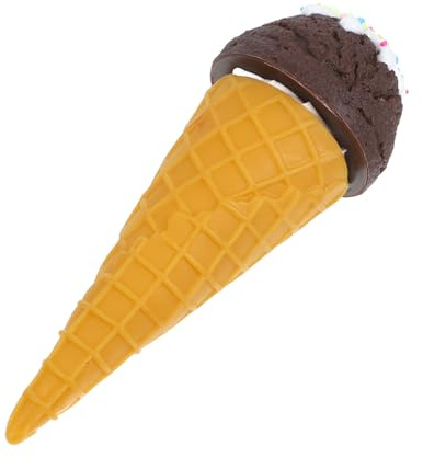 CAXUSD Simulation Ice Cream Cone Holder Plastic Lifelike Dessert Model for Window Display Photography Prop Home Decor