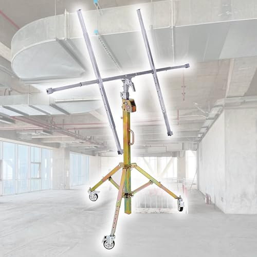 plattenheber rigips Trockenbau-Heber Plattenheber Trocken Wand Rolling Caster Lifter - 3m 3.5m 4m Höhe Rigipsplatten-Hebegeräte Für Trockenbau - Sheetrock-Deckenlifter Für Gipskarton, Holz, PVC-Platte